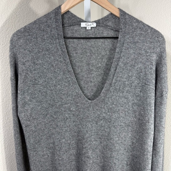 Rails Tilda Ash Gray Wool & Cashmere Long Sleeve Tunic Sweater Dress Size XS - Picture 4 of 10